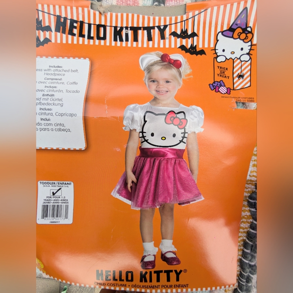 Helly Kitty costume, size 1- 2T